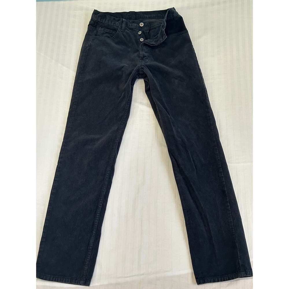 J. Galt John Galt charcoal gray. Corduroy Straight Leg Button Fly Pants Size S